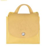  Balo Longchamp Le Pliage Green In Recycled Canvas With Silver Hardware Wheat Ble 