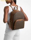  Balo Michael Kors Jaycee Large Logo Backpack 35S2G8TB7B Nâu Logo 