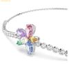  Lắc Tay Swarovski Ariana Grande x Swarovski bracelet Mixed cuts, Flower, Multicolored, Rhodium plated 5749187 