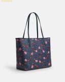  Túi Tote Coach City Tote Bag In Signature Canvas With Cherry Print 
