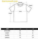  Áo Phông ADLV Blur Sketch Bear Short Sleeve T-Shirt Trắng 