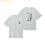  Áo Phông MLB Classic Monogram Big Logo Short Sleeve T-Shirt BOS (L.Melange Grey) 3ATSM0233-43MGL 