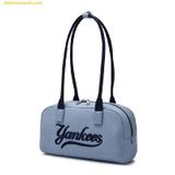  Túi Đeo Vai MLB Varsity Culsive Denim Shoulder Bag New York Yankees, SKU: 3ABQL054N-50INS, Màu sắc: Xanh 