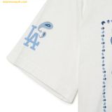  Áo Phông MLB Paisley Big Logo One-Point Short-Sleeve T-Shirt LA (White) 3ATSI0133-07WHS 