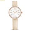  Đồng Hồ Swarovski Matrix tennis 7-link watch Swiss Made, Leather strap, Rose gold 