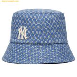 Mũ Bucket MLB Bucket Classic Monogram 3AHTH201N-50BLD Xanh 