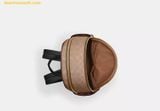  Balo Coach Court Backpack In Blocked Signature Canvas Khaki Logo 
