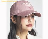  Mũ Lưỡi Trai MLB Varsity Lettering Washed Unstructured Ball Cap LA 3ACPVV04N-07PKM Hồng 