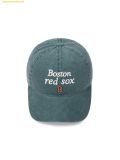  Mũ Lưỡi Trai MLB Varsity Lettering Washed Unstructured Ball Cap BOS (Green) 3ACPVV04N-43GNS Xanh Rêu 