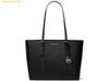 Túi Tote Michael Kors Handbag Jet Set Travel Small Saffiano Leather Top-Zip Tote Bag Đen