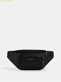  Túi Đeo Hông COACH Racer Small Belt Bag In Signature Canvas CBF77 Charcoal Black 