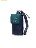  Túi Để Bình Nước MLB Diamond Monogram Jacquard Water Bottle Crossbody Bag BOS (Green) 7ACRMD63N-43GNS 