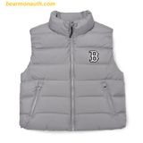  Áo Khoác Phao Ghile MLB Megalogo Boston Red Sox 3ADVB0226-43GRL - Xám 