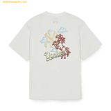  Áo Phông MLB New Year Horse Back Graphic T-Shirts New York Yankees White 3ATSQ0261-50IVS 
