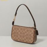  Túi Đeo Vai Coach Nolita 19 Shoulder Bag In Signature Canvas Tan Black CW426 