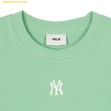  Áo Crop MLB Basic Small Logo Crop Short Sleeve T-shirt NY (Mg.Green) 
