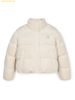 Áo Khoác Phao MLB Women's Diamond Monogram Tonton Velvet Crop Padding NY (D.Cream) 3FDJM1046-50CRD
