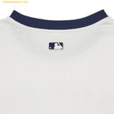  Áo Phông MLB Varsity Number Graphic Overfit Short Sleeve T-Shirt CLE (White) 3ATSV0334-45WHS 