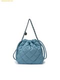  Túi Đeo Chéo MLB Basic Quilted PU Mini Bucket Crossbody Bag LA Dodgers L.Light Blue 3ACRBQ16N-07LBS 