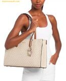  Túi Tote Michael Kors Scarlett Medium Signature Logo Tote Bag Vanila 