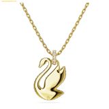  Dây Chuyền, Vòng Cổ Swarovski Swan pendant Swan, Medium, Red, 18k gold plated 5647871 