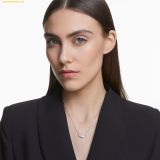  Dây Chuyền, Vòng Cổ Swarovski Mesmera necklace Heart, White, Rhodium plated 5517117 
