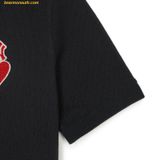  Áo Polo Crop MLB Women's Heart Crop Fit Collar T-Shirt NY (Black) 3FPQH0243-50BKS Đen 