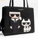  Túi Tote Karl Lagerfeld Paris Maybelle Satchel Màu Đen 