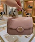  Túi Đeo Chéo Tory Burch Robinson Spazzolato Small Top Handle Bag Blush 