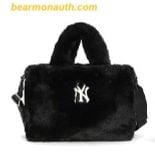  Túi Tote Lông MLB Wms Basic Fur Fleece Tote Bag New York Yankees 3AORS0536-50BKS 