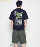  Áo Phông ADLV Alien Universe Short Sleeve T-Shirt Đen 