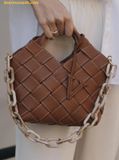  Túi Đeo Chéo VERAFIED Caramel Woven Basket Bag Caramel 