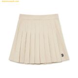  Chân Váy MLB Women's Classic Sports Pleated Skirt BOS (L.Beige) 3FSKG0134-43BGL 