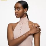  Dây Chuyền Swarovski Una necklace Purple, 18K rose gold finish 5640291 