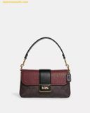  Túi Đeo Vai Coach Mini Grace Crossbody In Signature Canvas CC033 Brown Black Multi 