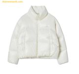  Áo Khoác Phao Lifework Women's Soft Air High Neck Short Down Jumper LW254DJ710 Màu Trắng 