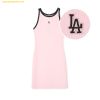  Đầm Suông MLB Women's Basic Small Logo Gold Ringer Sleeveless One-Piece Dress LA (L.Pink) - 3FOPB0643-07PKL 
