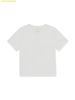  Áo Phông MLB Women's Ribbon Graphic Slim Semi-Crop Short Sleeve T-Shirt New York Yankees White 3FTSN6863-50WHS 
