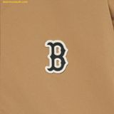  Áo Khoác Gió MLB Basic Medium Logo Anorak BOS (D.Beige) 3AWJB0234-43BGD 