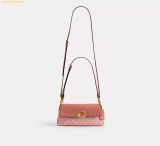  Túi Đeo Vai COACH Jet Shoulder Bag In Signature Canvas Melon Pink CBA83 