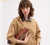  Túi Đeo Vai COACH Jet Shoulder Bag In Signature Canvas Tan Caramel CBA83 