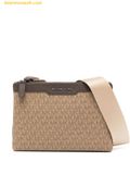  Túi Đeo Chéo Nam Michael Kors Hudson Signature Logo Crossbody Bag 33F5LHDM2B Brown 