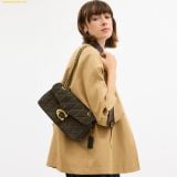  Túi Xách Coach Tabby Shoulder Bag 26 With Quilting Green CW620 