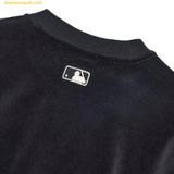  Áo Sweat Crop MLB Women's Basic Velvet Crop Man-to-Man LA (Black) 3FMTB0924-07BKS 