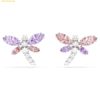  Bông Tai, Khuyên Tai Swarovski Ariana Grande x Swarovski stud earrings Mixed cuts, Dragonfly, Multicolored, Rhodium plated 5737371 