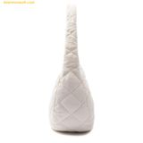  Túi Đeo Chéo Chần Bông MLB Quilted Hobo Bag Large Boston Red Sox Cream 3ABQL0936-43CRP Trắng 