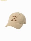  Mũ Lưỡi Trai ADLV Cotton Napping 3D Embo Ball Cap Begi 