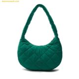  Túi Đeo Vai MLB Quilted Hobo Bag Medium LA Dodgers L.Green 3ABQM0936-07GNL 