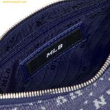  Túi Đeo Vai MLB Diamond Monogram Denim Jacquard Hobo Bag New York Yankees - D.Navy 3ABQS023N-50NYD 