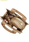  Túi Tote Vuông Coach Smith Tote Bag 24 In Signature Jacquard Light Khaki Multi CAR78 
